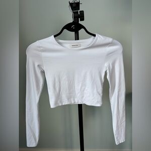 Babaton Women’s XS Classic White Long Sleeve Top